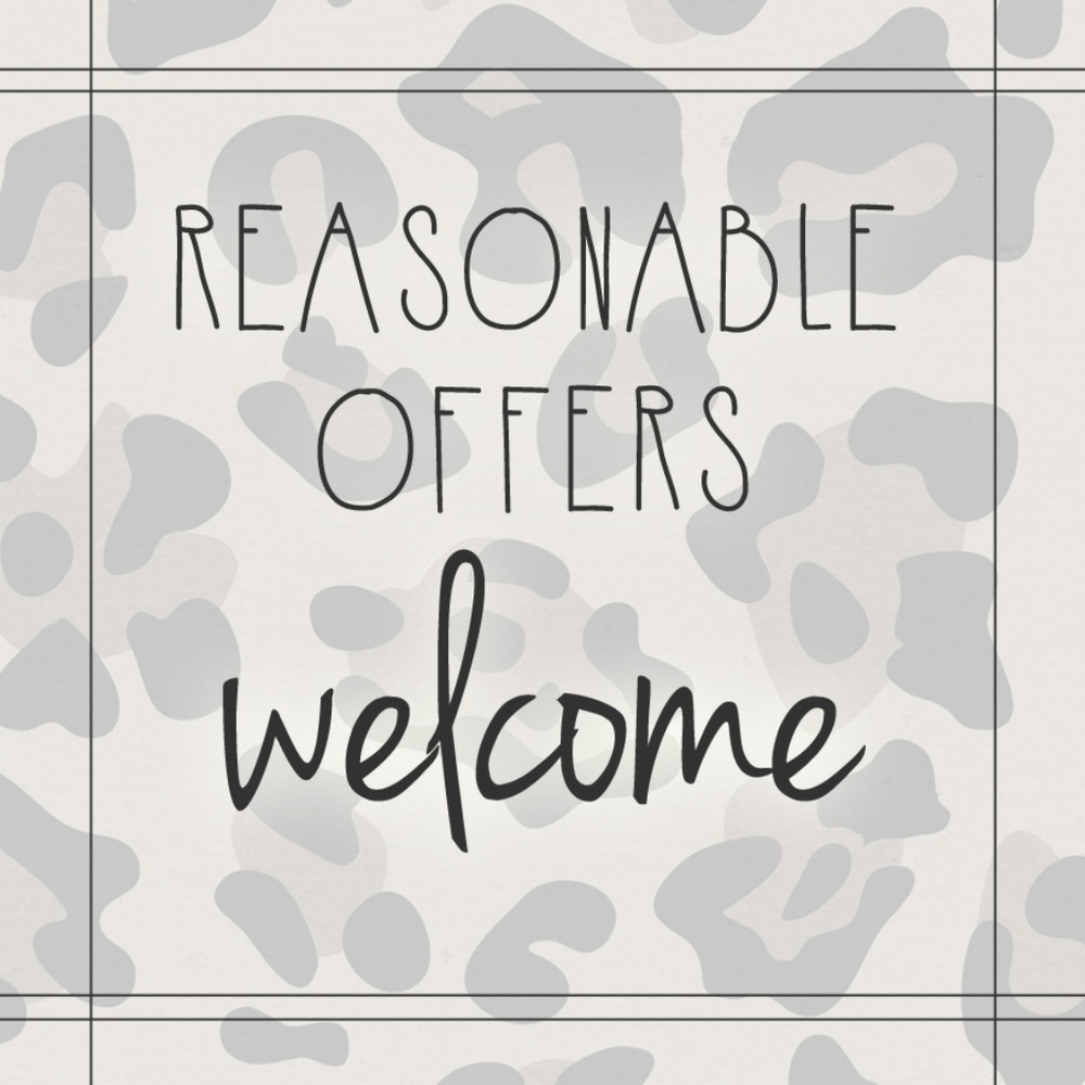 FAIR AND REASONABLE OFFERS WELCOME!